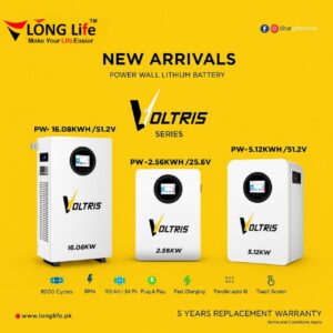 Voltris lithium battery 25.6v 100Ah